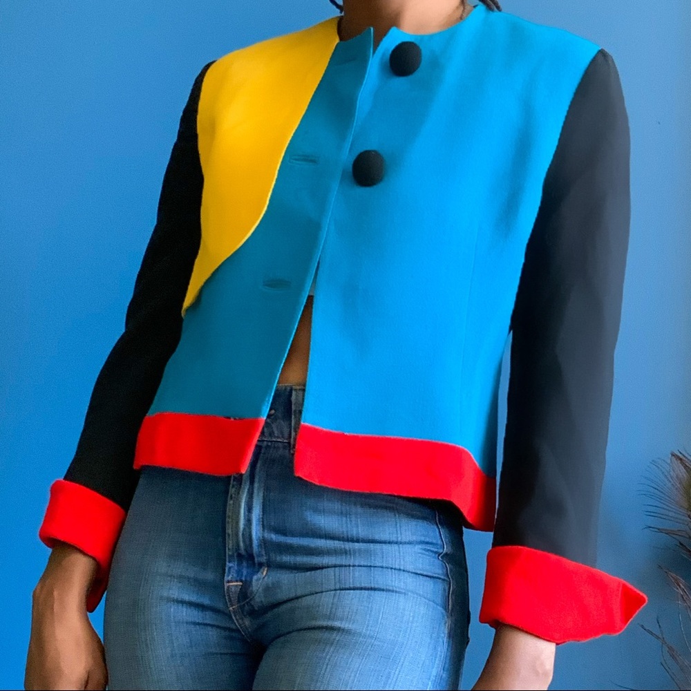Vintage colorblock Blazer